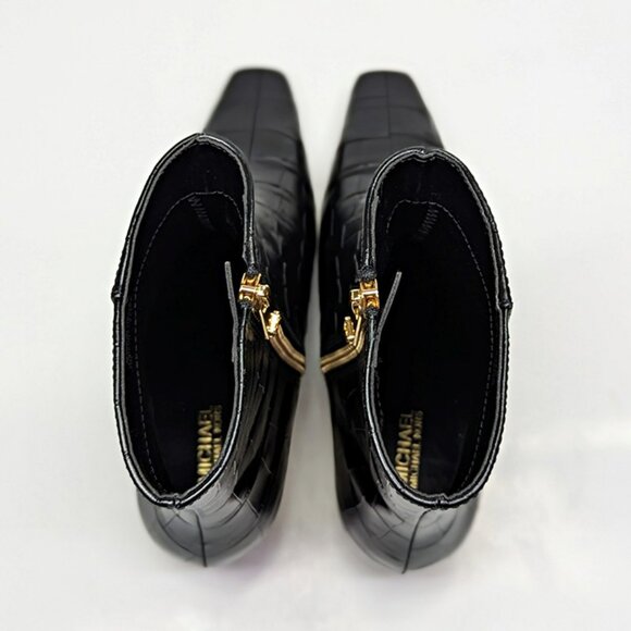 Michael Kors Women's Cosmo Croc-Embossed Booties Kitten Heel Size 5 (MSRP $175) - Picture 9 of 12